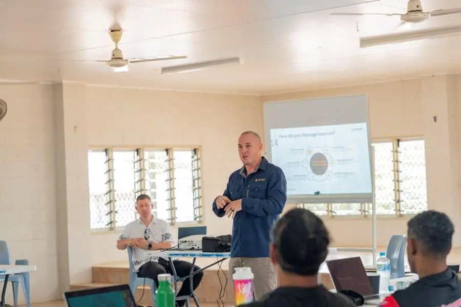 John Palmer presenting a session